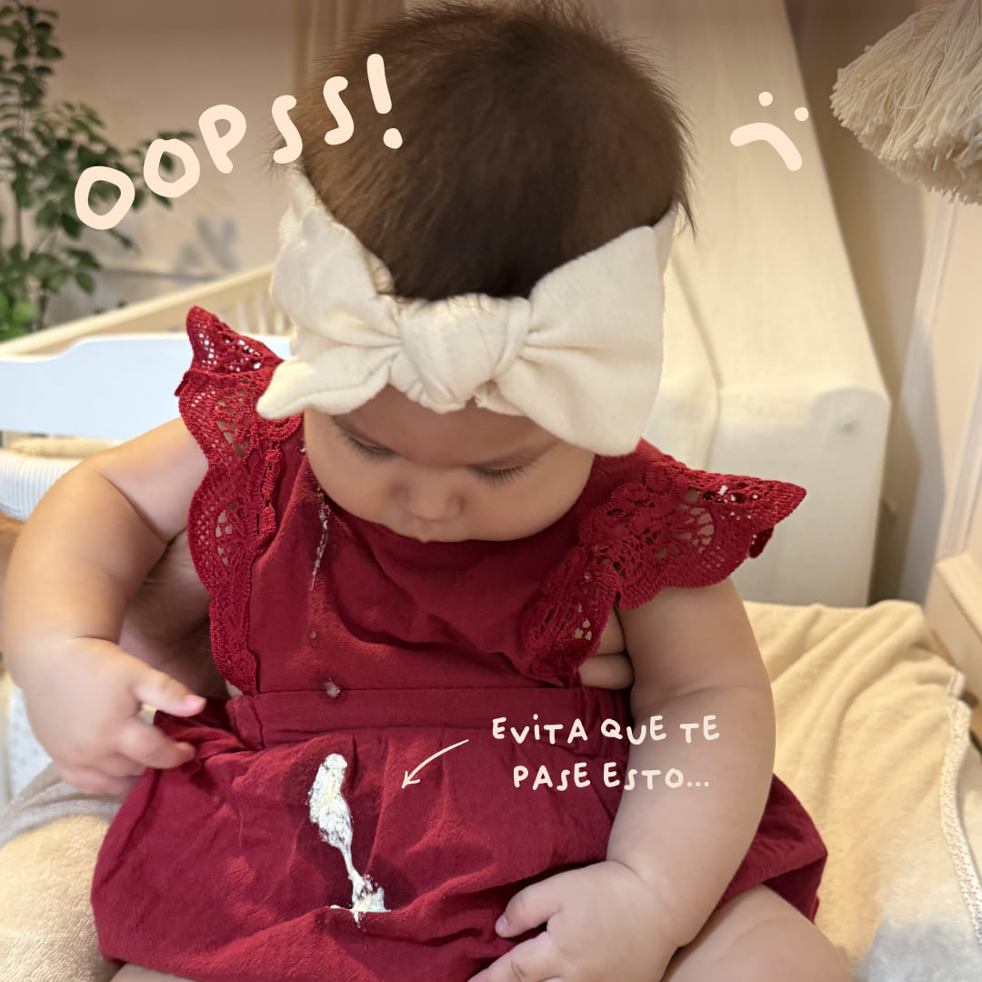 Kit para bebés (Moño + Babero + Babita)