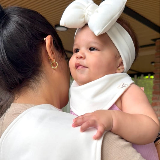 Kit para bebés (Moño + Babero + Babita)