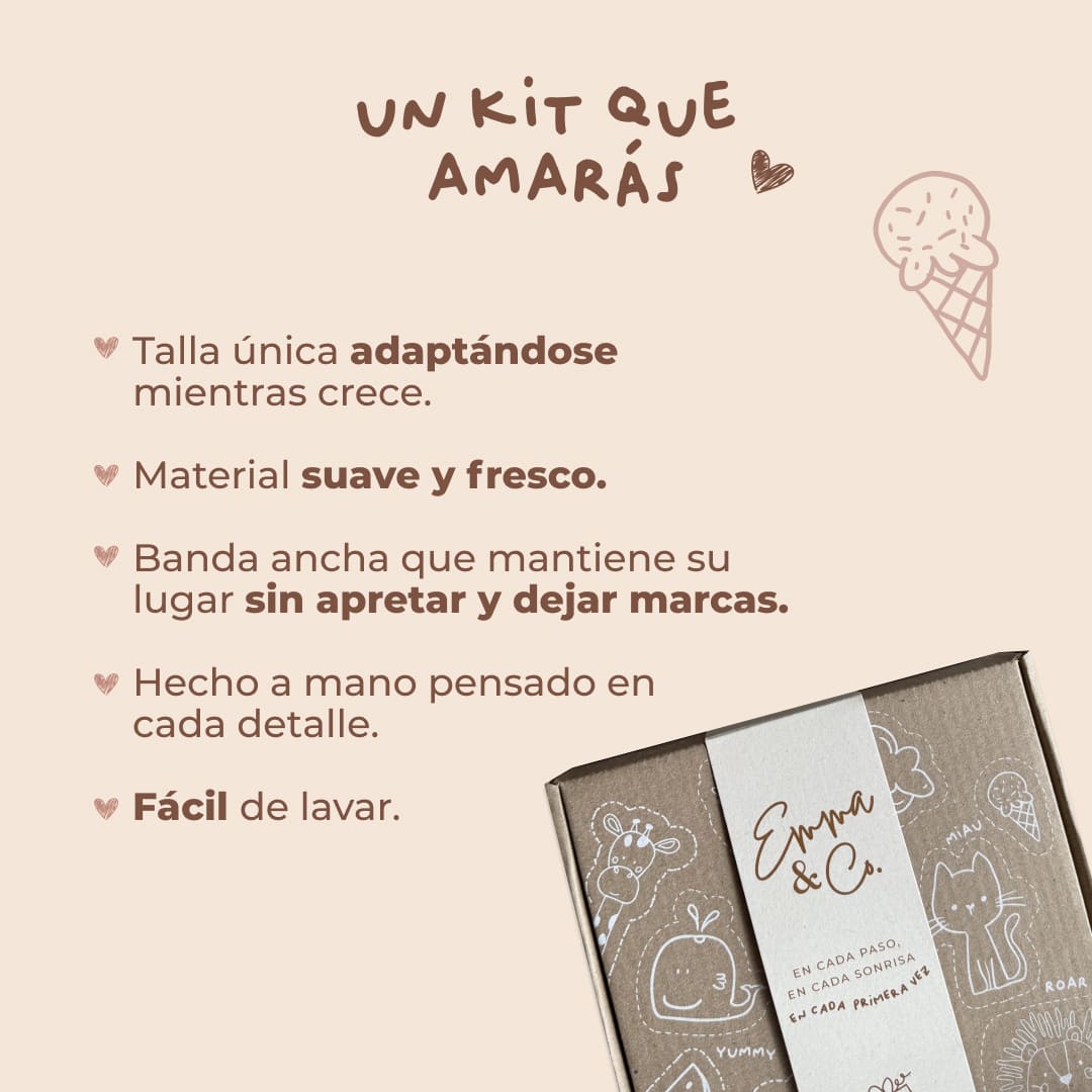 Balacas Cucu para bebés (x3 und)
