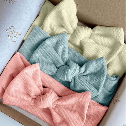 Balacas para niñas y bebés (Amarillo, Verde, Naranja)
