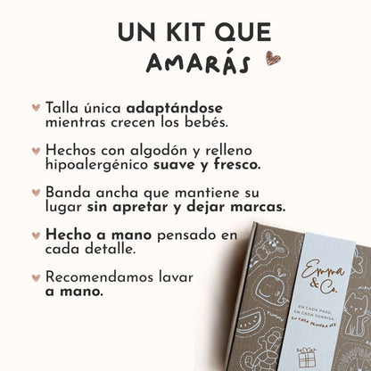 Moños Rellenitos para bebés (x2 und)