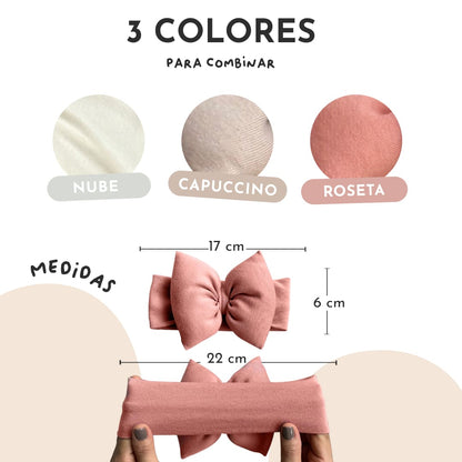 Moños Rellenitos para bebés (x3 und)